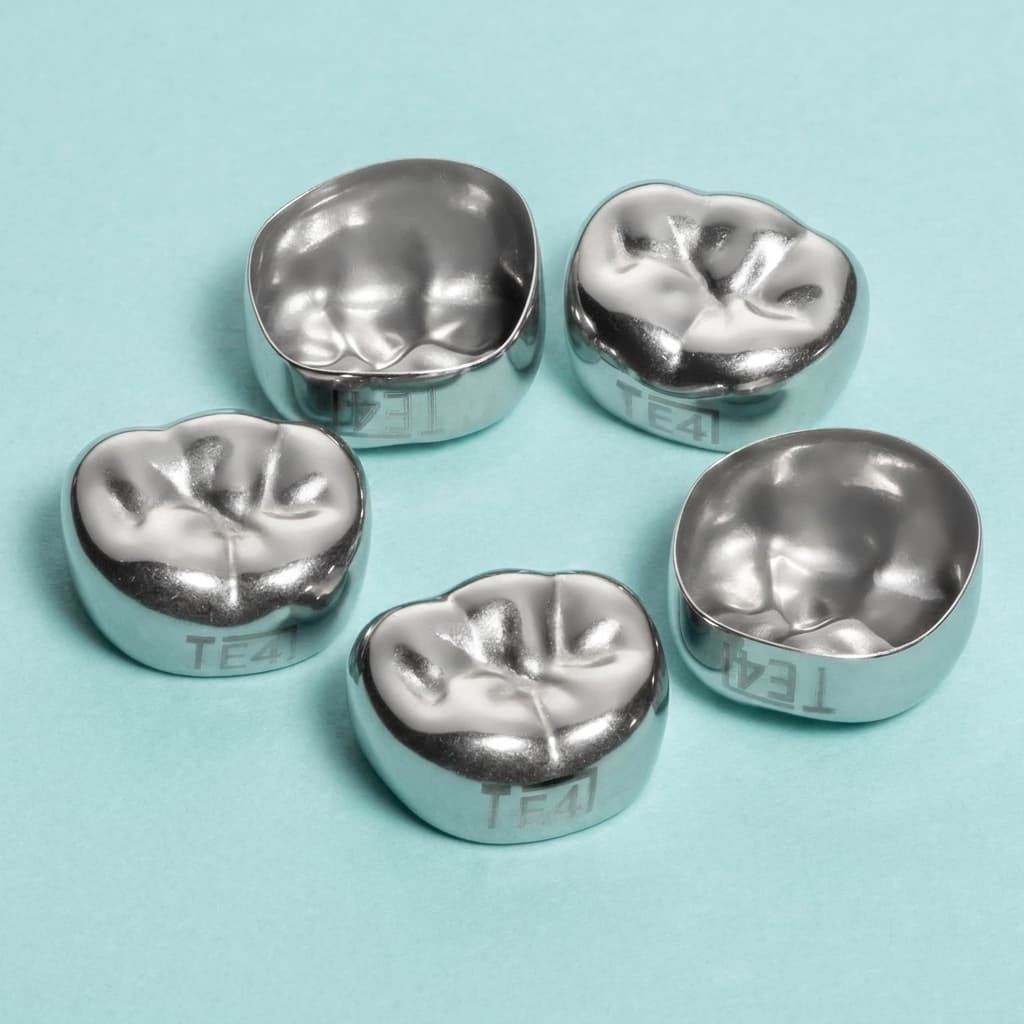 KTR-Nichro stainless steel molar crowns