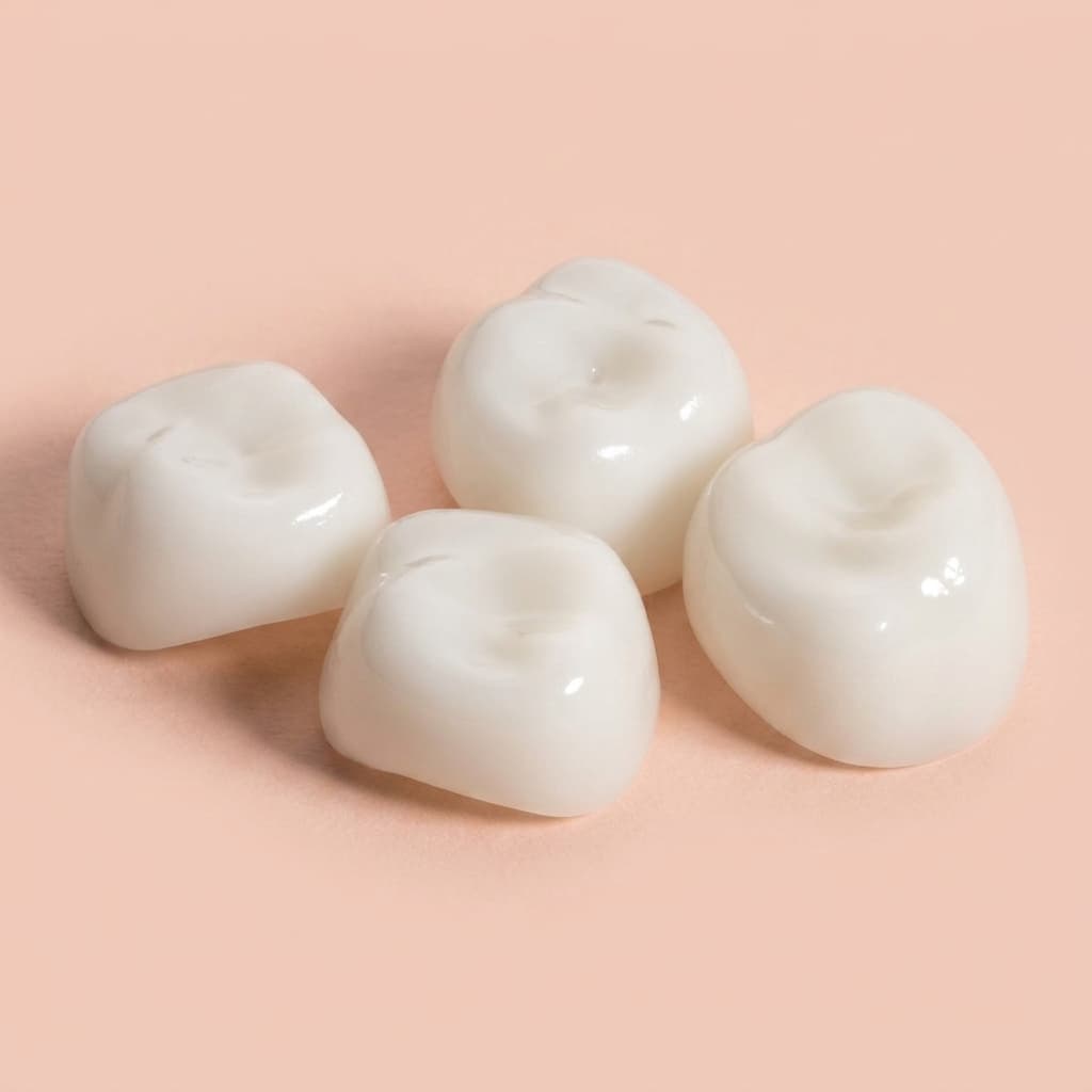 Zirconia molar crowns